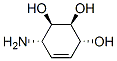 4-CYCLOHEXENE-1,2,3-TRIOL,6-AMINO-,(1R,2S,3R,6S)- molecular structure