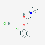 Bupranolol molecular structure