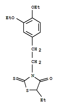 3-[2-(3,4-diethoxyphenyl)ethyl]-5-ethyl-2-thioxo-1,3-thiazolidin-4-one