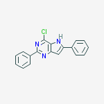 4-chloro-2,6-diphenylpyrrolo[3,2-d]pyrimidine molecular structure