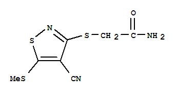 acetamide, 2-[[4-cyano-5-(methylthio)-3-isothiazolyl]thio]-