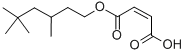 3,5,5-trimethylhexyl hydrogen maleate molecular structure