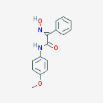 2-hydroxyimino-n-(4-methoxyphenyl)-2-phenylacetamide molecular structure