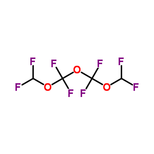 (difluoromethoxy)[(difluoromethoxy)(difluoro)methoxy]difluoromethane molecular structure