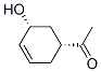 Ethanone,1-[(1R,5R)-5-hydroxy-3-cyclohexen-1-yl]- molecular structure