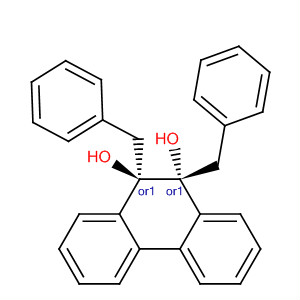 9,10-Phenanthrenediol, 9,10-dihydro-9,10-bis(phenylmethyl)-,(9R,10R)-rel-