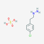 [2-(4-chlorophenyl)ethyl]hydrazine molecular structure