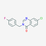 4(3H)-Quinazolinone, 7-chloro-3-[(4-fluorophenyl)methyl]-
