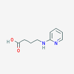 4-(2-pyridinylamino)Butanoic acid molecular structure