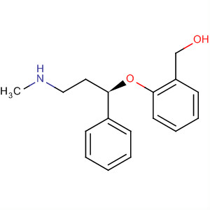Benzenemethanol, 2-[(1R)-3-(methylamino)-1-phenylpropoxy]- molecular structure