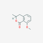 8-methoxy-3-methyl-3,4-dihydroisochromen-1-one molecular structure