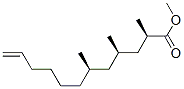 [2R,4R,6R,(-)]-2,4,6-Trimethyl-11-dodecenoic acid methyl ester molecular structure