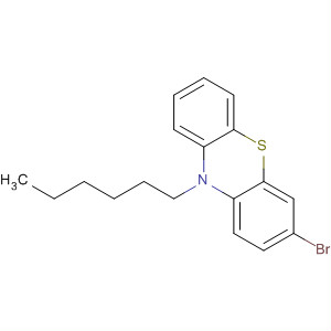 10H-Phenothiazine, 3-bromo-10-hexyl- molecular structure