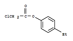 4-Ethylphenyl chloroacetate molecular structure