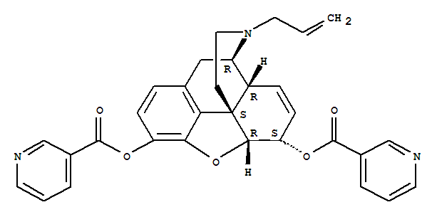 (5alpha,6alpha)-17-Allyl-7,8-didehydro-4,5-epoxymorphinan-3,6-diyl dinicotinate