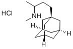 1-(3-Methylaminobutyl)adamantane hydrochloride molecular structure