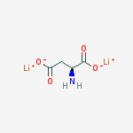 Dilithium;(2s)-2-aminobutanedioate molecular structure