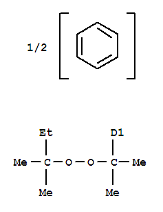 A mixture of: 2,2-bis(tert-pentylperoxy)-p-diisopropylbenzene 2,2-bis(tert-pentylperoxy)-m-diisopropylbenzene molecular structure