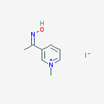 (nz)-n-[1-(1-methylpyridin-1-ium-3-yl)ethylidene]hydroxylamine;iodide