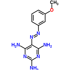 5-[(e)-(3-methoxyphenyl)diazenyl]pyrimidine-2,4,6-triamine