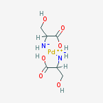 (1-carboxy-2-hydroxyethyl)azanide;palladium(2+)