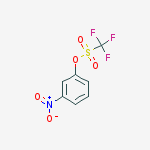 Methanesulfonic acid, trifluoro-, 3-nitrophenyl ester molecular structure