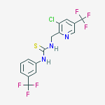1-((3-Chloro-5-(trifluoromethyl)pyridin-2-yl)methyl)-3-(3-(trifluoromethyl)phenyl)thiourea