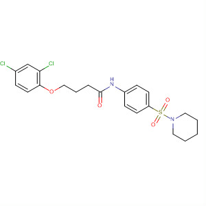 Butanamide,4-(2,4-dichlorophenoxy)-N-[4-(1-piperidinylsulfonyl)phenyl]-