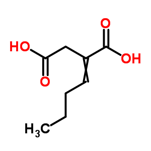 (2z)-2-butylidenebutanedioic Acid molecular structure