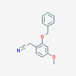 [2-(benzyloxy)-4-methoxyphenyl]acetonitrile