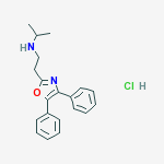 OXAZOLE,4,5-DIPHENYL-2-(2-(ISOPROPYLAMINO)ETHYL)- HCL