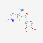 (3-amino-6-methylthieno[2,3-b]pyridin-2-yl)(3,4-dimethoxyphenyl)m Ethanone