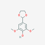 4-(1,3-dioxolan-2-yl)-2,6-dimethoxyphenol molecular structure