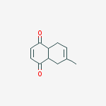 6-methyl-4a,5,8,8a-tetrahydronaphthalene-1,4-dione molecular structure