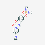 1-[amino-[4-[bis(aziridin-1-yl)phosphoryloxy]phenoxy]phosphoryl]-4-(azirin-1-yl)-2h-pyridine