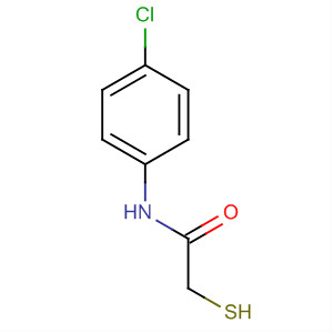 Acetamide, N-(4-chlorophenyl)-2-mercapto- molecular structure