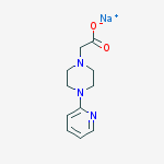 Sodium;2-(4-pyridin-2-ylpiperazin-1-yl)acetate