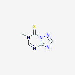 6-methyl[1,2,4]triazolo[1,5-a][1,3,5]triazine-7(6H)-thione molecular structure