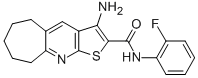 3-amino-N-(2-fluorophenyl)-6,7,8,9-tetrahydro-5H-cyclohepta[b]thieno[3,2-e]pyridine-2-carboxamide