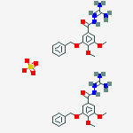 3-BENZYLOXY-4,5-DIMETHOXYBENZOYL AMINOGUANIDINE HEMISULFATE