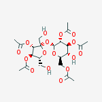 2,3,3'4',6-penta-o-acetylsucrose molecular structure