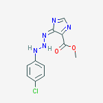 Methyl (5e)-5-[(4-chloroanilino)hydrazinylidene]imidazole-4-carboxylate