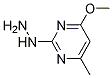2(1H)-Pyrimidinone, 4-methoxy-6-methyl-, hydrazone