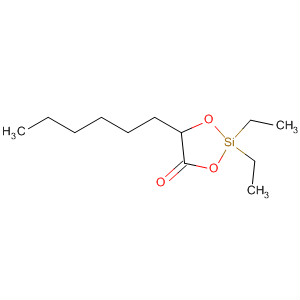 1,3-Dioxa-2-silacyclopentan-4-one, 2,2-diethyl-5-hexyl-
