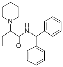 1-Piperidineacetamide, N-(diphenylmethyl)-alpha-ethyl-