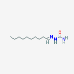 2-decylidenehydrazinecarboxamide molecular structure
