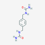 1,1'-(benzene-1,4-diyldimethanediyl)diurea molecular structure
