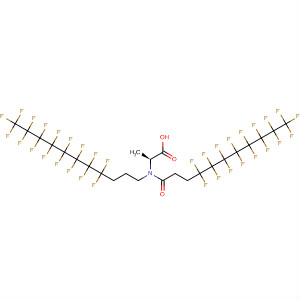 b-Alanine,N-(4,4,5,5,6,6,7,7,8,8,9,9,10,10,11,11,11-heptadecafluoro-1-oxoundecyl)-N-(4,4,5,5,6,6,7,7,8,8,9,9,10,10,11,11,11-heptadecafluoroundecyl)-