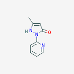 3-methyl-1-(pyridin-2-yl)-1H-pyrazol-5-ol