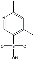 4,6-Dimethylpyridine-3-sulfonic acid molecular structure